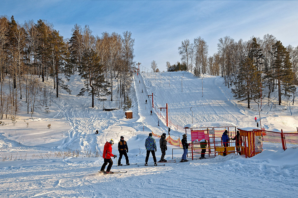 Склон в Ключах