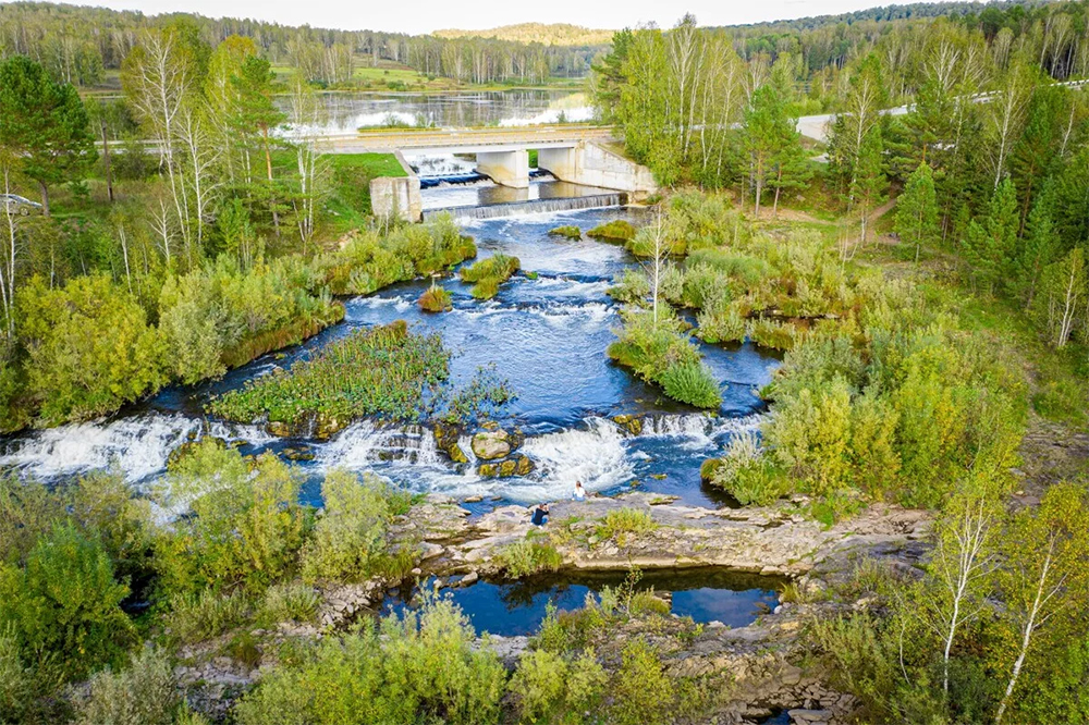 Суенгинский каскад в Маслянинском районе