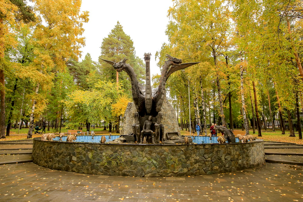 Закаменский сквер. Кощей Бессмертный