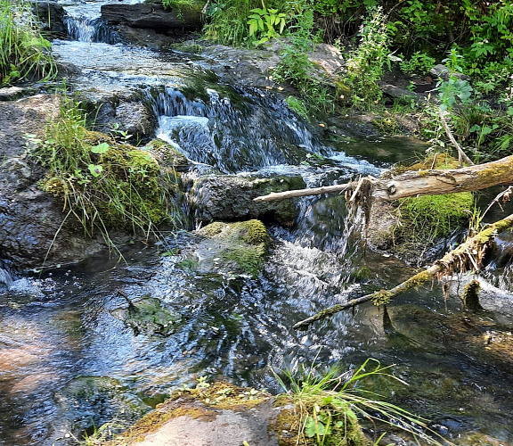 Бердские скалы, водопад Бучило, Ложок