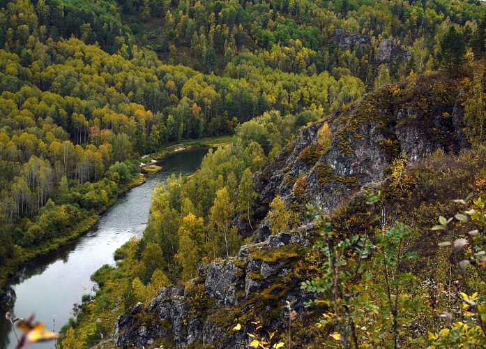 Бердские скалы и водопады №1