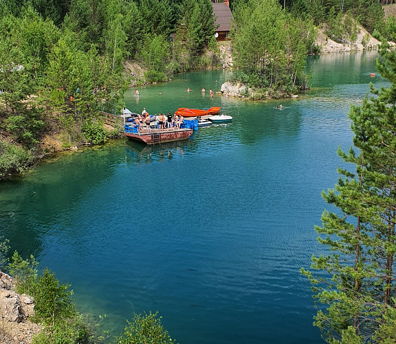 Караканский бор, Мраморное озеро, Чингис